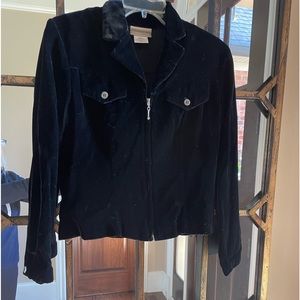 Short velveteen jacket!